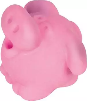 Brunnen Radiergummi 3D Gl&uuml;cksschwein, f&uuml;r Bleistifte, pink, aus Kunststoff