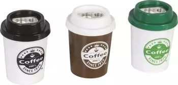 Brunnen Spitzer Coffee to go, farbig sortiert, doppelter Dosenspitzer, aus Kunststoff