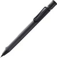 Lamy Druckbleistift safari 117 umbra, schwarz, Kunststoff, HB, mit Radiergummi,