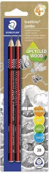 Staedtler tradition Jumbo Schreiblernbleistift 2B, 2er-Set (1285 1BK2)