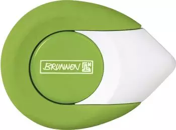 Brunnen Radiergummi 2 in 1 Colour Code, kiwi, f&uuml;r Blei- und Buntstifte, gr&uuml;n/wei&szlig;, Kunststoff
