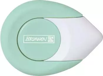 Brunnen Radiergummi 2 in 1 Colour Code, mint, f&uuml;r Blei- und Buntstifte mintgr&uuml;n/wei&szlig;, Kunststoff