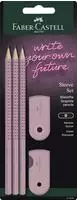 Faber-Castell 217084, FABER-CASTELL GRIP 2001 Bleistift-Set B rose shadows, 1...
