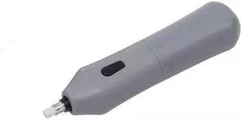 bind Elektrischer Radierer ABS-Kunststoff, grau, 10 Ersatzminen (70523)