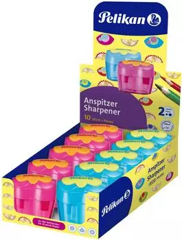Pelikan Doppelanspitzer Flower, sortiert (700696)
