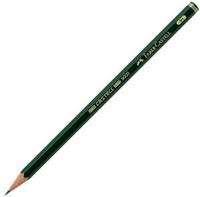FABER-CASTELL 9000 Bleistift 3H gr&uuml;n, 1 St.