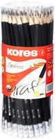 Kores Bleistift ''GRAFITOS'', H&auml;rtegrad: HB, dreieckig, 72 St