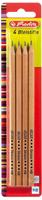herlitz Bleistift Skizzo HB natur VE=4 St&uuml;ck