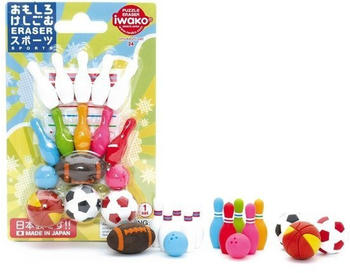 iwako Eraser Blister Sports (38329)