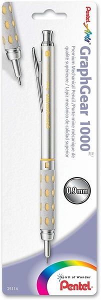 Pentel Graph Gear 1000 Mechanical Drafting Pencil 0.9 Yellow