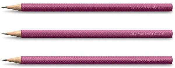 Graf von Faber-Castell Perfekter Bleistift Ersatzbleistifte 3 Stück Electric Pink (118662)