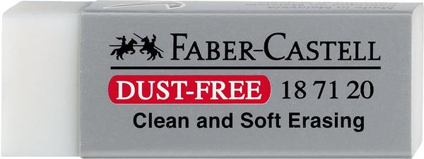 Faber-Castell Radiergummi Dust Free 62x22x12mm für Bleistifte (187120)