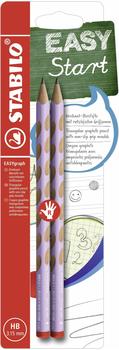 STABILO EASYgraph Rechtsh&auml;nder pastelllila 2er Pack HB (B-55878-10)