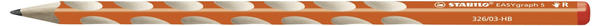 STABILO Schmaler EASYgraph Rechtshänder S orange Einzelstift HB (326/03-HB)