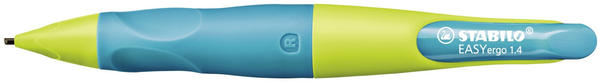 STABILO EASYergo 1.4 Rechtshänder ultramarinblau/neonorange Einzelstift inkl. 3 dünner Minen HB (7882/6-HB)