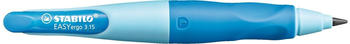 STABILO EASYergo 3.15 Linkshänder hellblau/dunkelblau Einzelstift inkl. 1 dicken Mine HB & Spitzer (7891/2-HB)