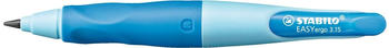 STABILO EASYergo 3.15 Rechtshänder hellblau/dunkelblau Einzelstift inkl. 1 dicken Mine HB & Spitzer (7892/2-HB)