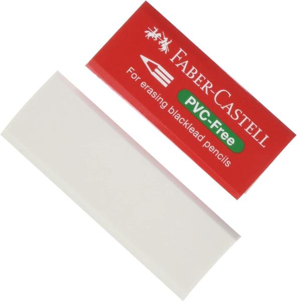 Faber-Castell Radierer Kunststoff PVC-Free weiß (189520)