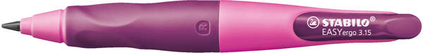 STABILO EASYergo 3.15 Schreiblern-Bleistift rechts lila/pink Blister (B-46870-5)