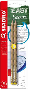 STABILO EASYgraph S Linkshänder Metallic Edition Gold 2er Pack HB (B-56636-5)