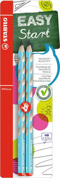 STABILO EASYgraph Rechtsh&auml;nder blau 2er Pack HB (B-50650-10)
