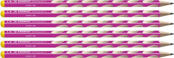 STABILO EASYgraph S Linkshänder pink 6er Pack HB (325/01-HB-6)