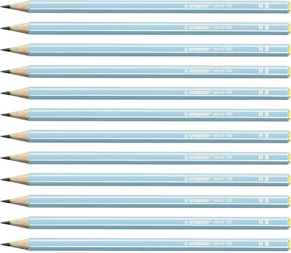 STABILO Bleistift pencil 160 blau 12er Pack HB (160/02-HB)