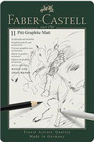 FABER-CASTELL Pitt Graphite Matt - Bleistift - Grafit - gemischt (Packung mit 8)