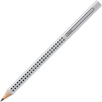 Faber-Castell 111920, Faber-Castell Bleistift Jumbo Grip HB silber