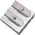 Herlitz Spitzer Aluminium doppelt für Stiftdurchmesser 6,9 und 9,6mm (8680324)