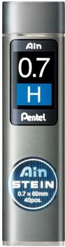 Pentel Druckbleistiftminen Ain Stein H Hi-Polymer 0.7mm 40 -Stk. (c277-ho)