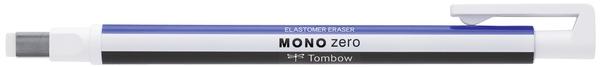 Tombow MONO zero nachfüllbar Präzisionsradierer eckig weiß/blau (eh-kus)