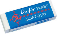 L&auml;ufer Radiergummi Plast Soft wei&szlig;, 1 St.