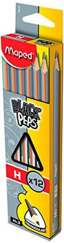 Maped Bleistift BLACK'PEPS - H, lichtgrau/orange