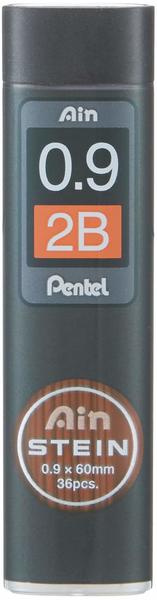 Pentel Druckbleistiftminen Ain Stein 2B Hi-Polymer 0.9mm 36 -Stk. (c279-2bo)