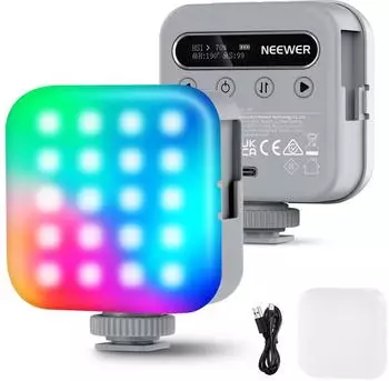 Neewer BL60C magnetische RGB-Videoleuchte 5W, CRI96+, 2500-9000K, 2000mAh (BL60C)