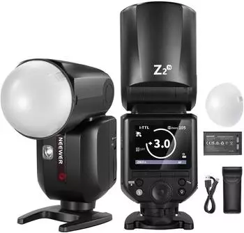 Neewer Z2-N TTL Rundkopf-Aufsteckblitz f&uuml;r Nikon, HSS 76W (10104958)
