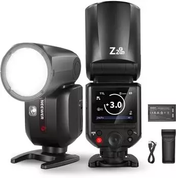 Neewer Z2PRO-F TTL Rundkopf Speedlite 2,4G 76W 3000mAh für Fujifilm (Z2PRO-F)