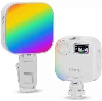 Ulanzi U60 RGB kompakte schwenkbare Videolampe, weiß (L026GBW1)
