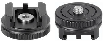 Leofoto FA-05 Zubehörschuh-Adapter / Blitzschuhadapter Silber (LF-FA-05)