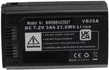 vhbw Ersatz-Akku für Godox V1/V850III Li-Ion 3000mAh 7,2V (VHBW4065705246357)