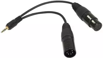 Nanlite DMX-Adapterkabel mit 3,5mm-Anschluss (CB-DMX-3.5C-1/2)
