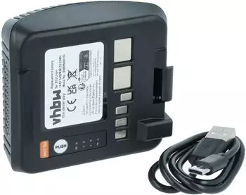 vhbw Ersatzakku für Blitzgerät Li-Ion 3400mAh 14,8V (183898387-1)