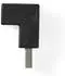 Nedis USB-A Adapter USB 2.0 Stecker auf Buchse 480Mbps (CCGB60930BK)