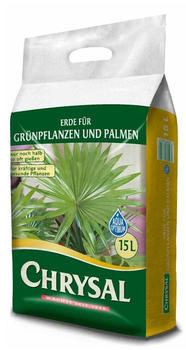 Chrysal Erde für Grünpflanzen und Palmen 15 L (6619)