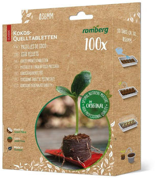Romberg Kokos Quelltabletten 100 Stück (10091022)