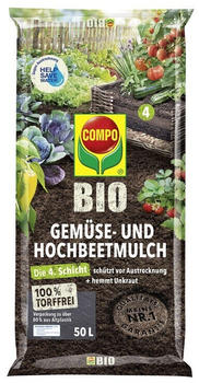 COMPO COMPO BIO Gemüse- und Hochbeetmulch torffrei 50l