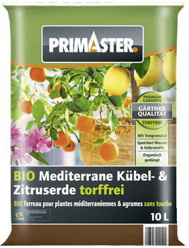 PRIMASTER Bio Mediterrane Kübel- & Zitruserde torffrei 10L (316629)
