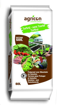 Agricon Torffreie Gem&uuml;se- & Tomatenerde 60L (69440)