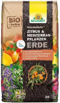 Neudorff Zitrus- und Mediterranpflanzenerde Neudohum 20 l